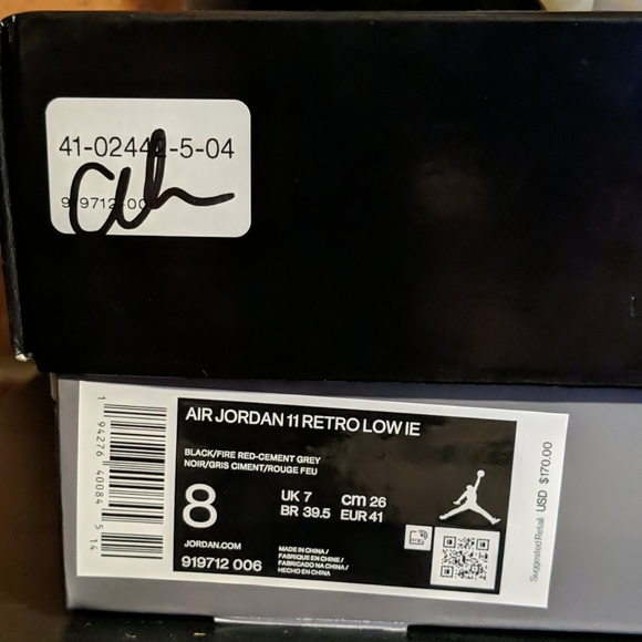 Air Jordan 11 Retro Low IE - Picture 6 of 6